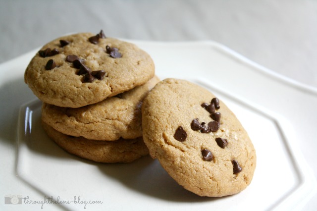 PB Chocolate Chip Cookies